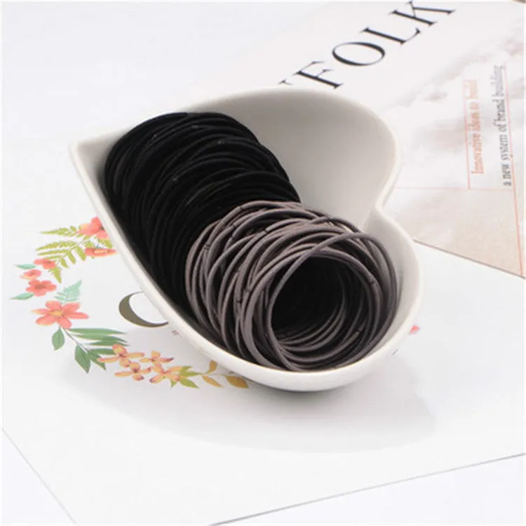 100pc 2mm thick and high elastic base hair loop