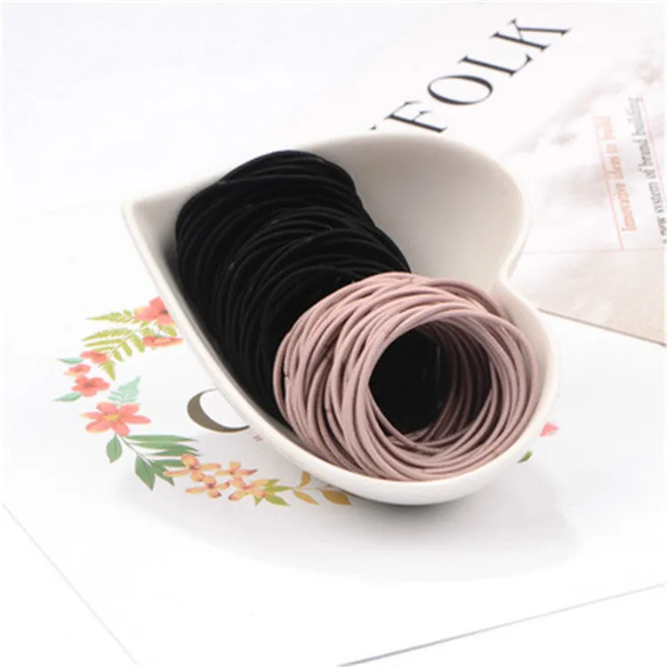 100pc 2mm thick and high elastic base hair loop