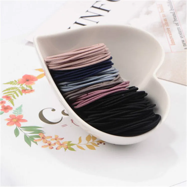 100pc 2mm thick and high elastic base hair loop