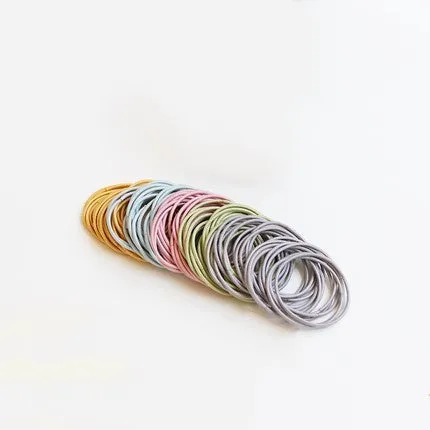 100pc 2mm thick and high elastic base hair loop