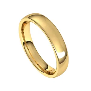 14k Yellow Gold 4mm European-Style Band