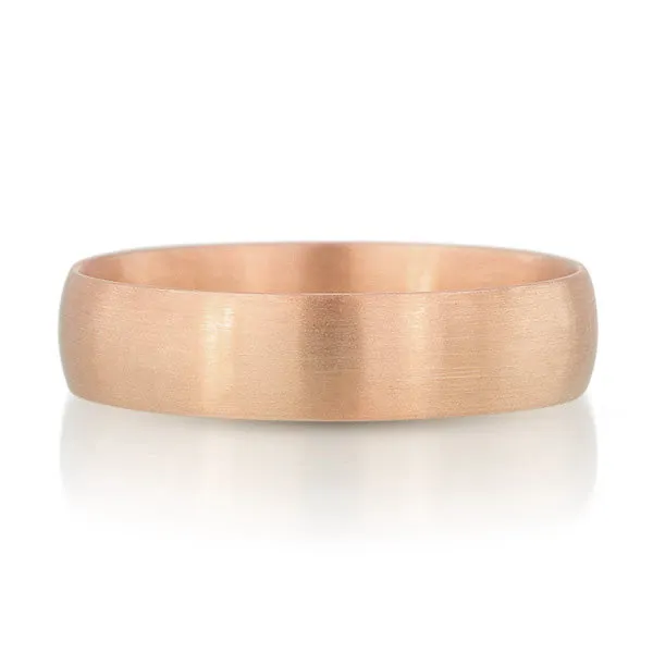 4mm Half Round Comfort Fit Band