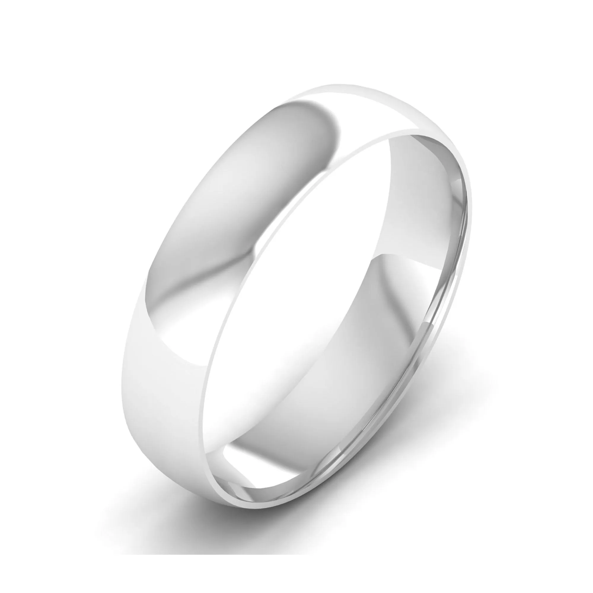 5mm Men's Comfort Fit Wedding Band