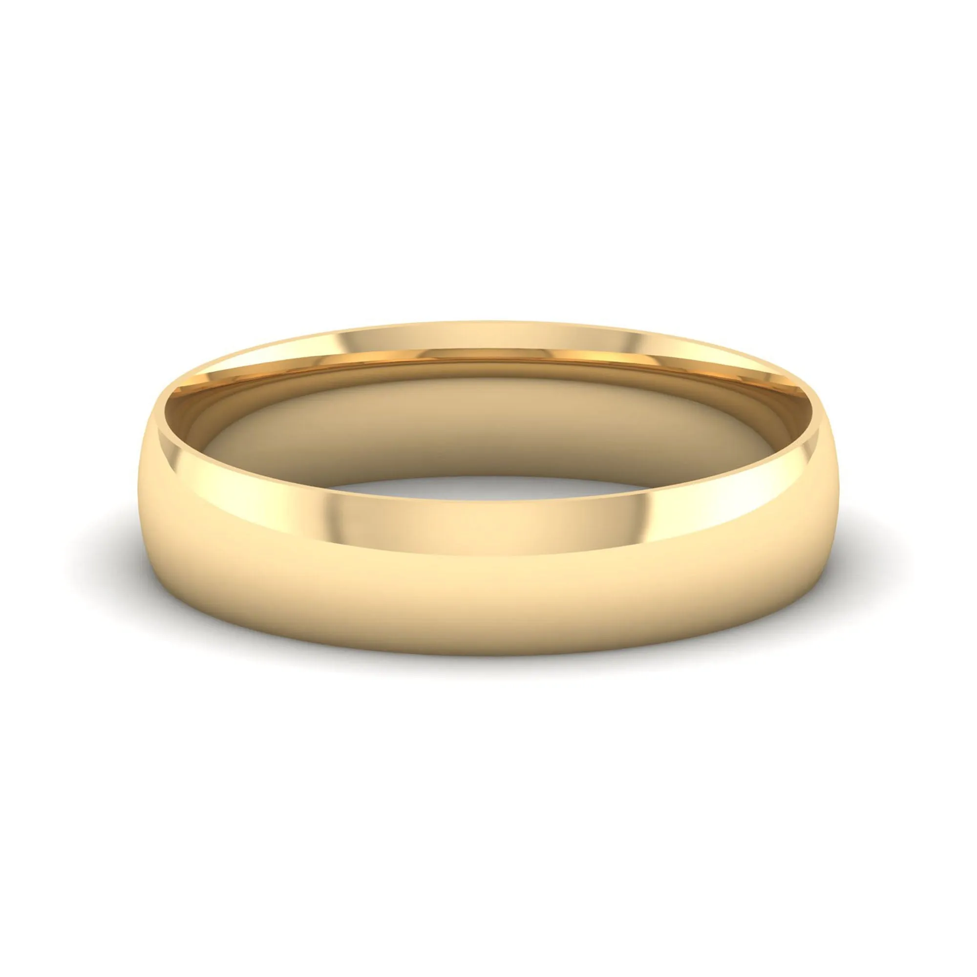 5mm Men's Comfort Fit Wedding Band