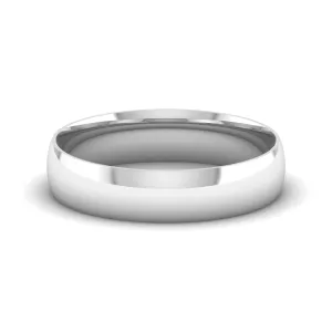 5mm Men's Comfort Fit Wedding Band