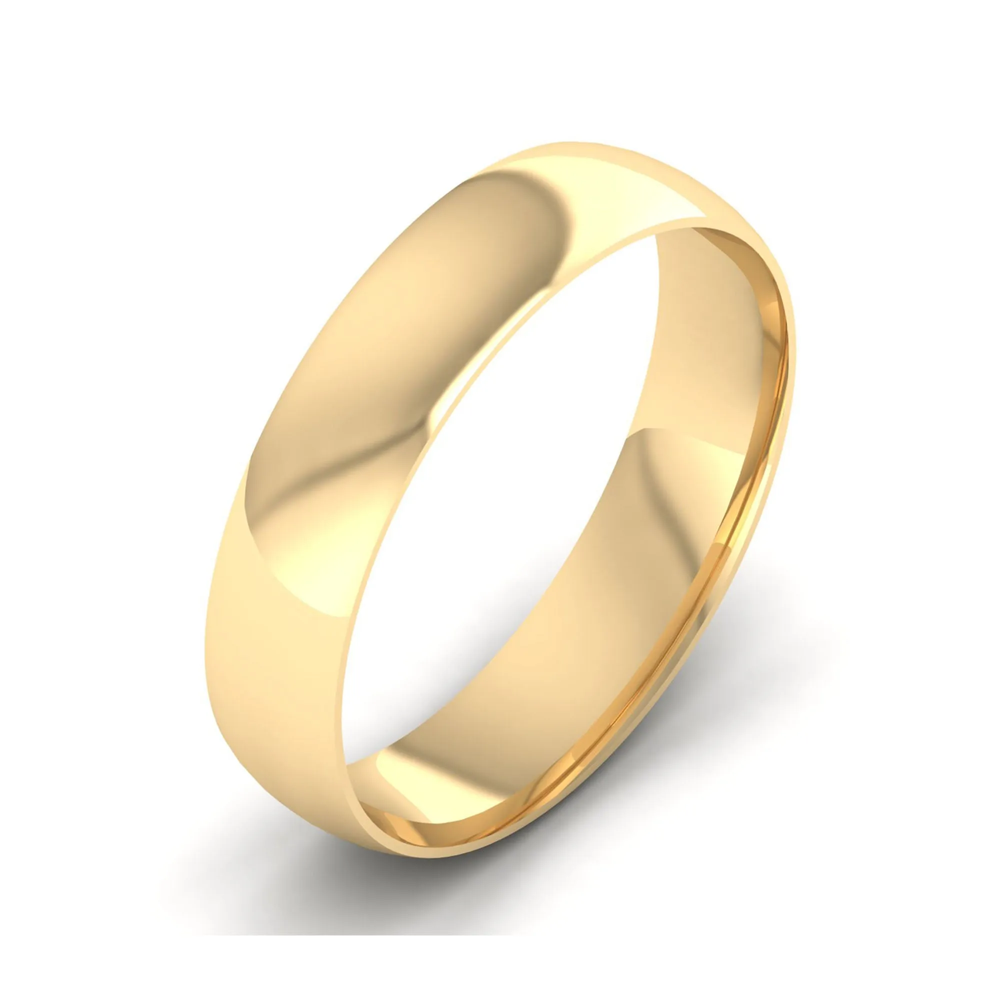 5mm Men's Comfort Fit Wedding Band
