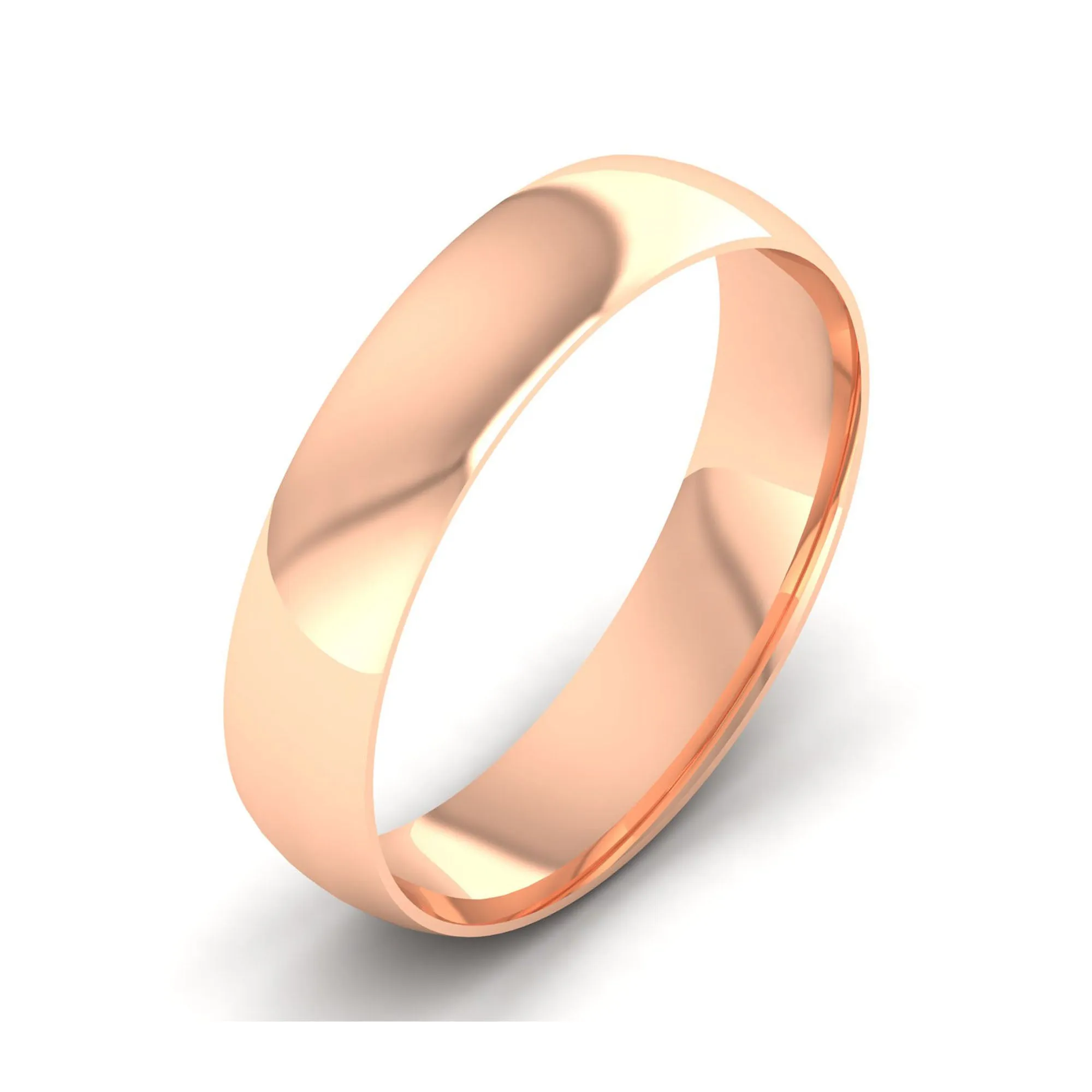 5mm Men's Comfort Fit Wedding Band