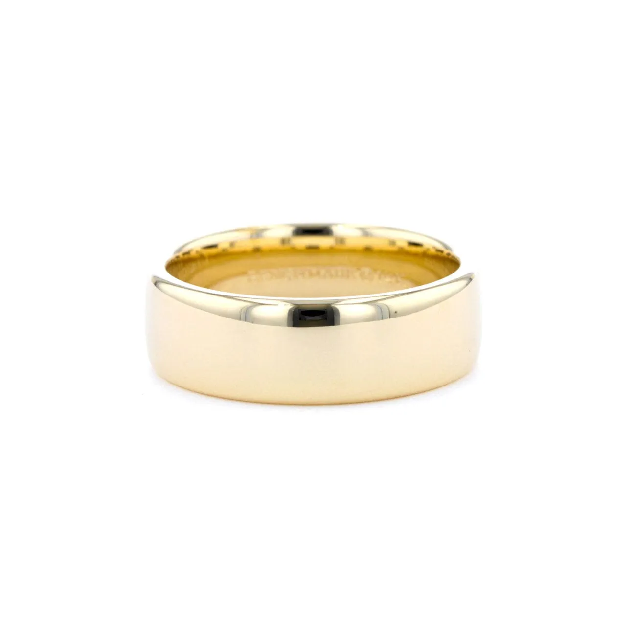 7.5mm Euro Comfort Fit High Polish Band
