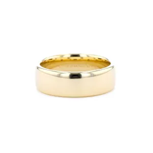 7.5mm Euro Comfort Fit High Polish Band