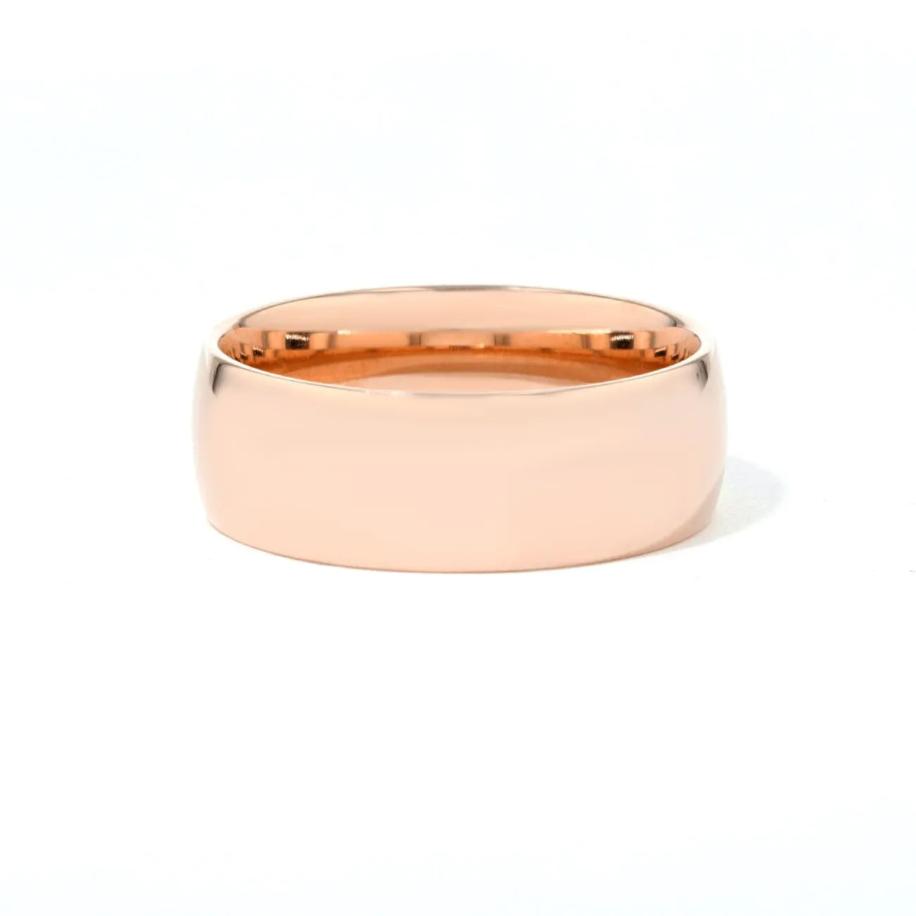 8.0mm Comfort Fit High Polish Band