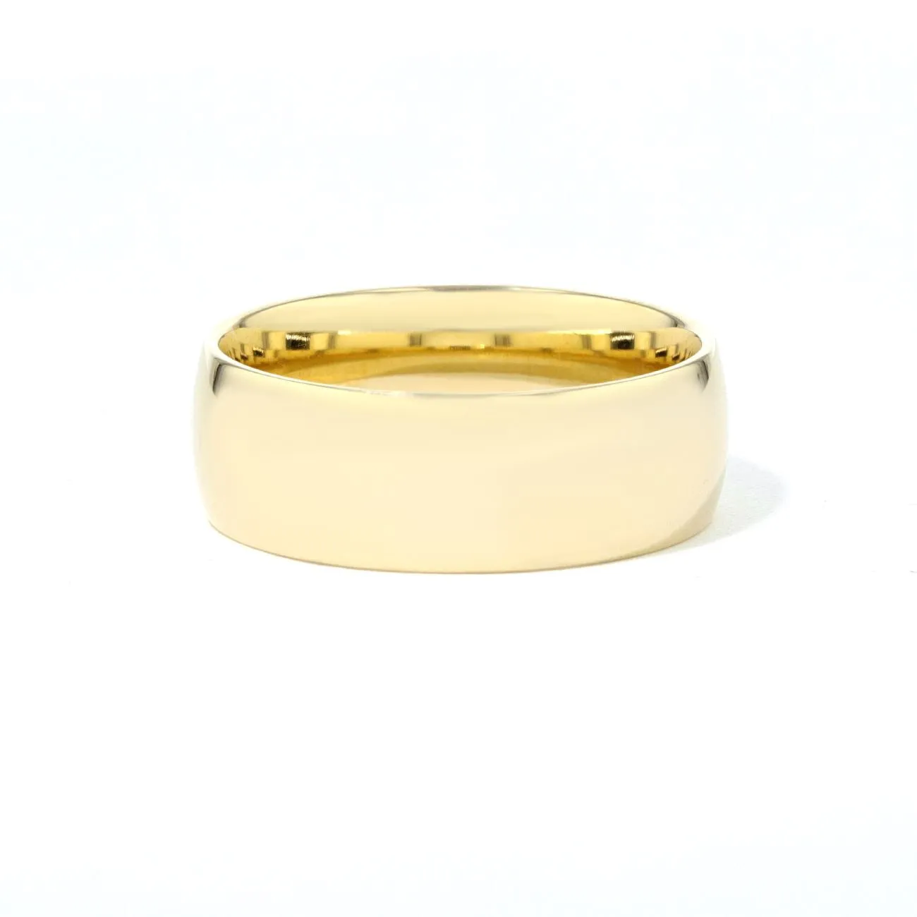8.0mm Comfort Fit High Polish Band