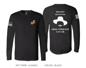 A CO. 3-67 AR Comfort Men's Cotton LS Tee - AvhNWU