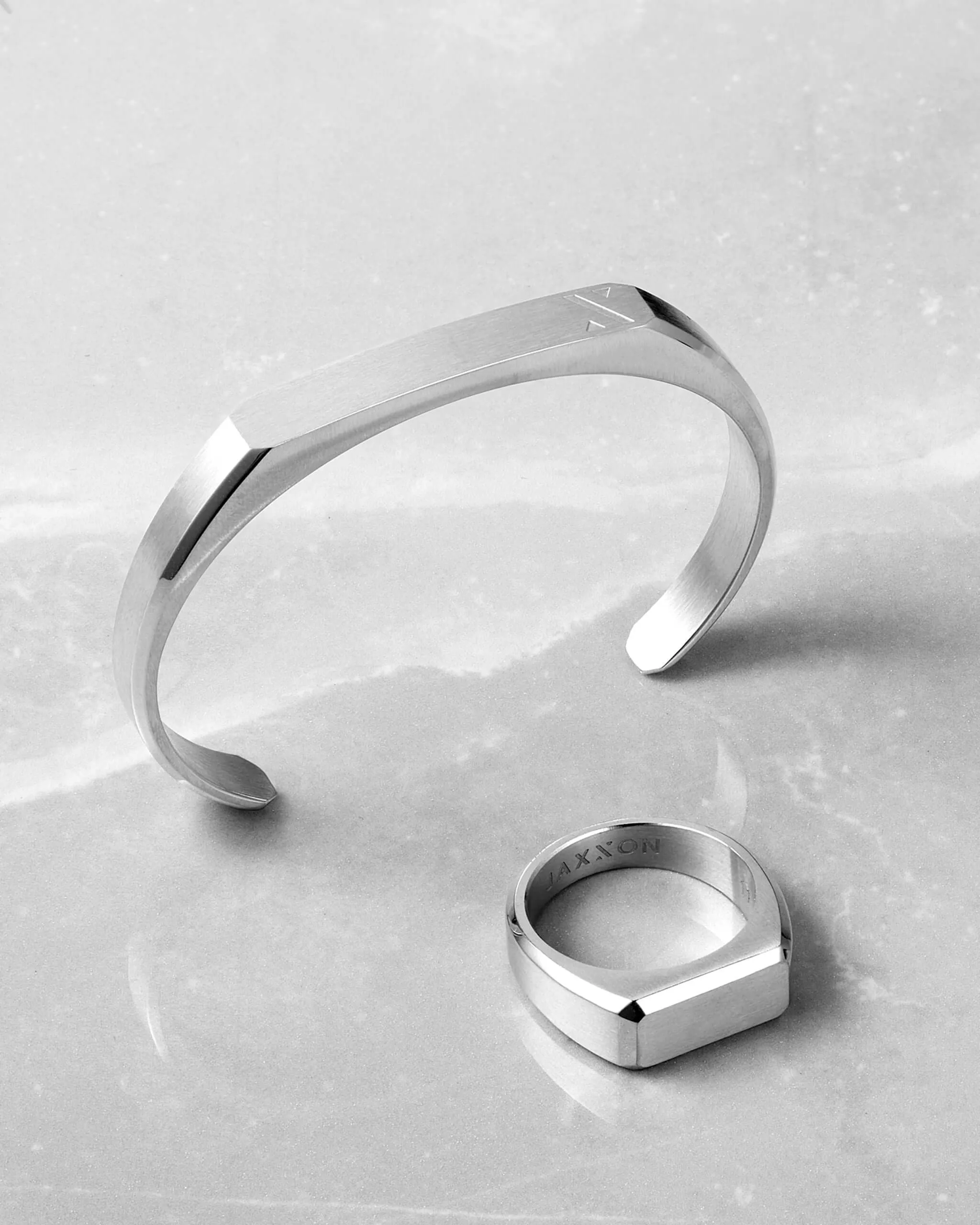 Ace Cuff Bracelet - Silver