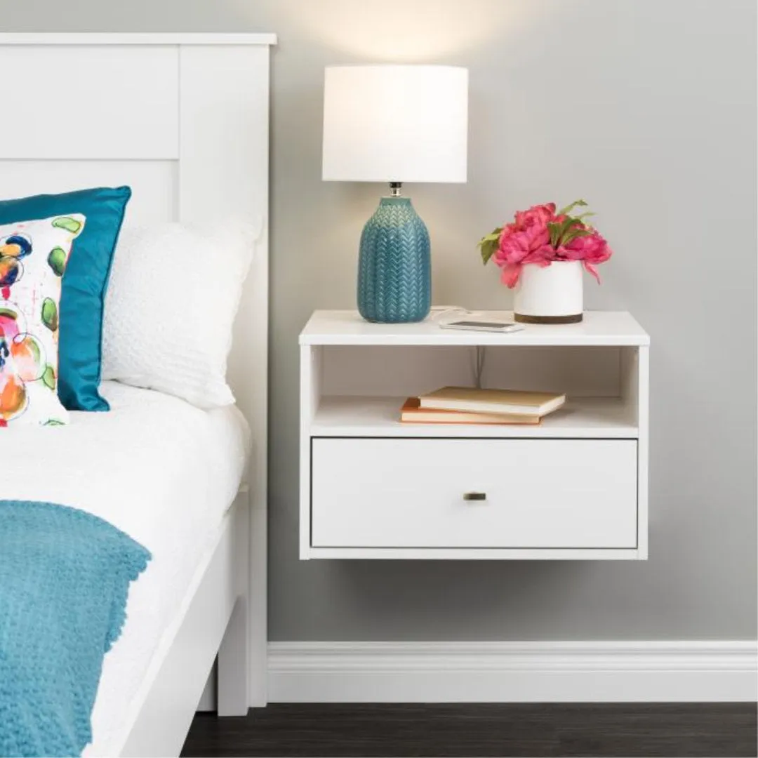 Ailee-May 1 - Drawer Nightstand in White Wade Logan® Color: White