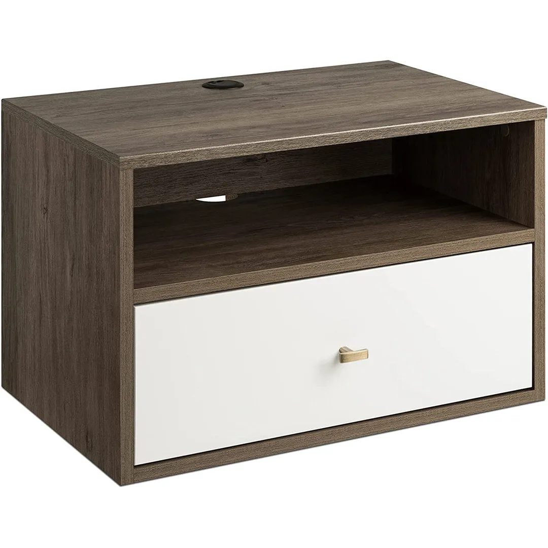 Ailee-May 1 - Drawer Nightstand in White Wade Logan® Color: White