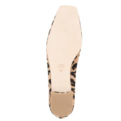 Ann Mashburn Leopard Pony Buckle Shoe