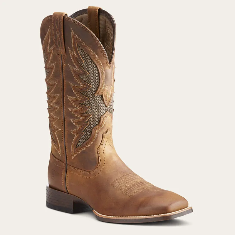 Ariat® Men's VentTEK Ultra Western Boots - Distressed Brown