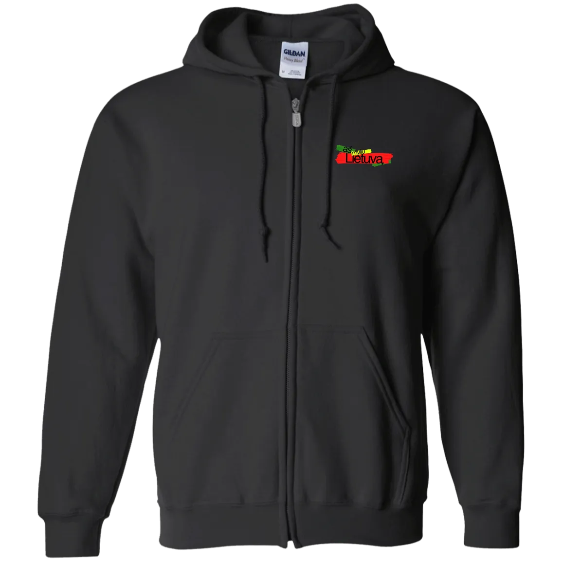As Myliu Lietuva - Men/Women Unisex Comfort Full-Zip Hoodie