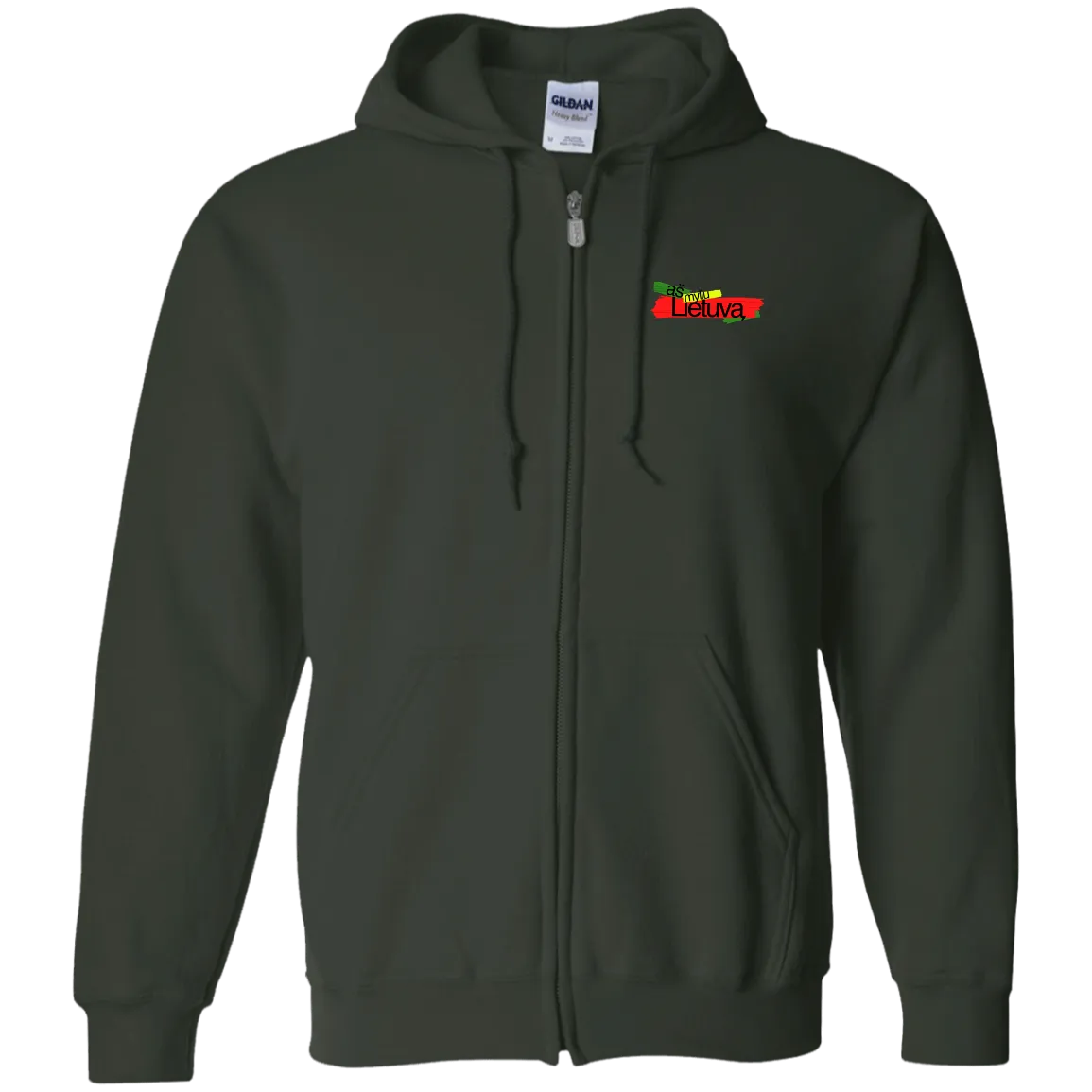 As Myliu Lietuva - Men/Women Unisex Comfort Full-Zip Hoodie
