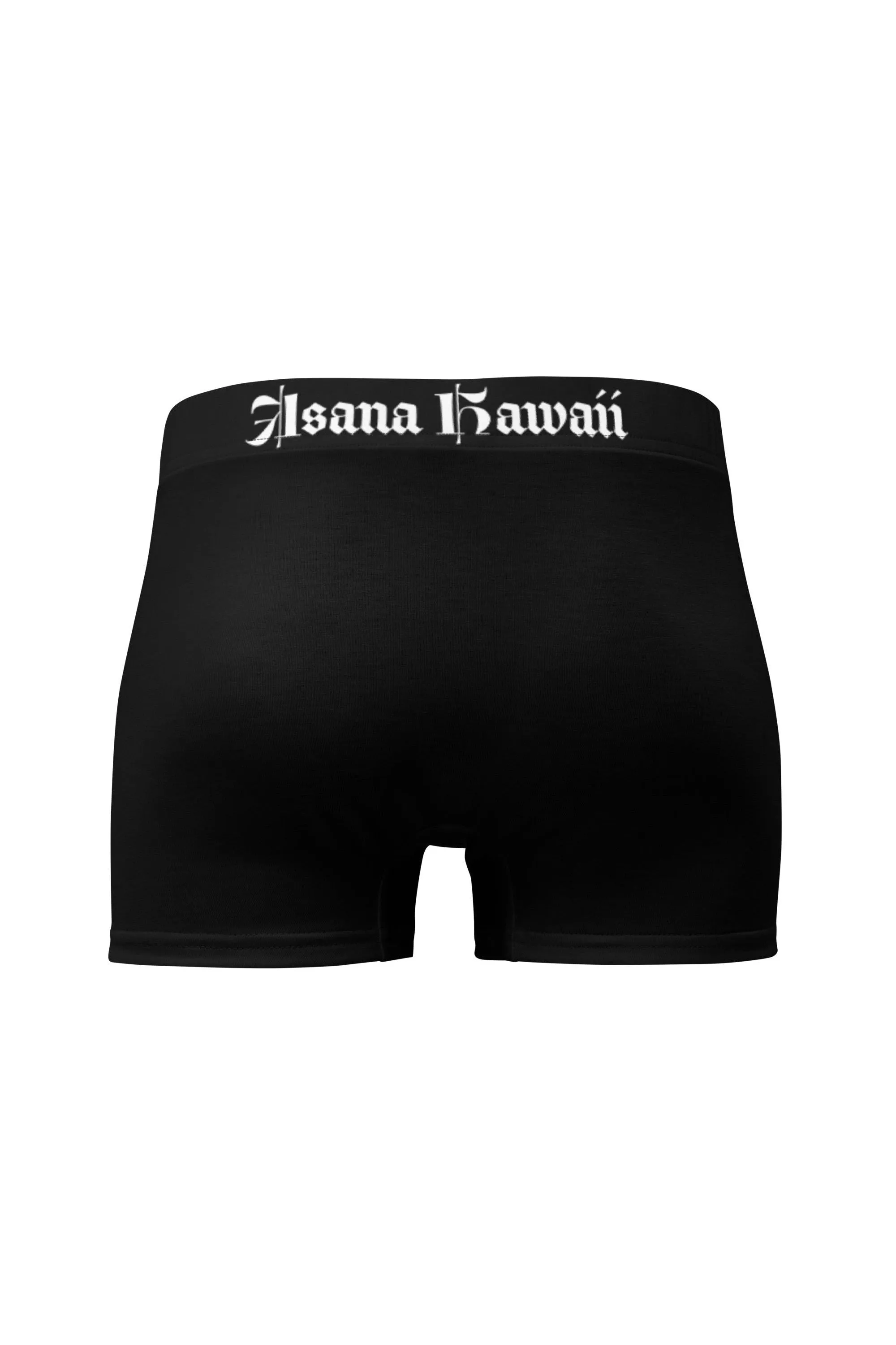 Asana Hawaii Black Boxer Briefs