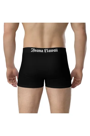 Asana Hawaii Black Boxer Briefs