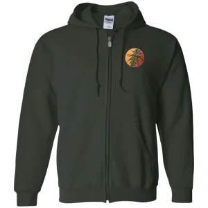 Basketball Bolt - Men/Women Unisex Comfort Full-Zip Hoodie