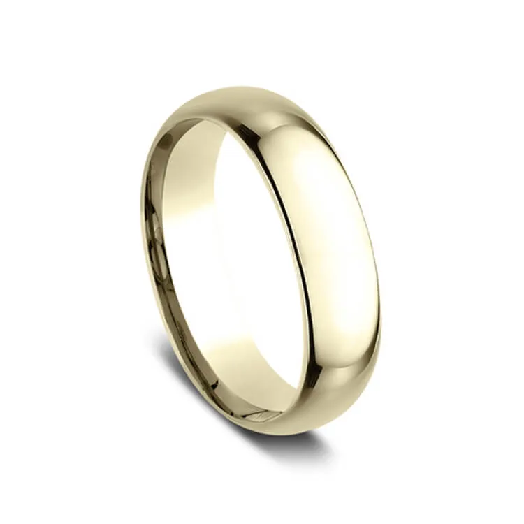 Benchmark Regular Dome Comfort-Fit Men's Wedding Band LCF16014K