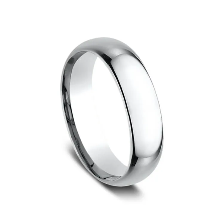 Benchmark Regular Dome Comfort-Fit Men's Wedding Band LCF16014K
