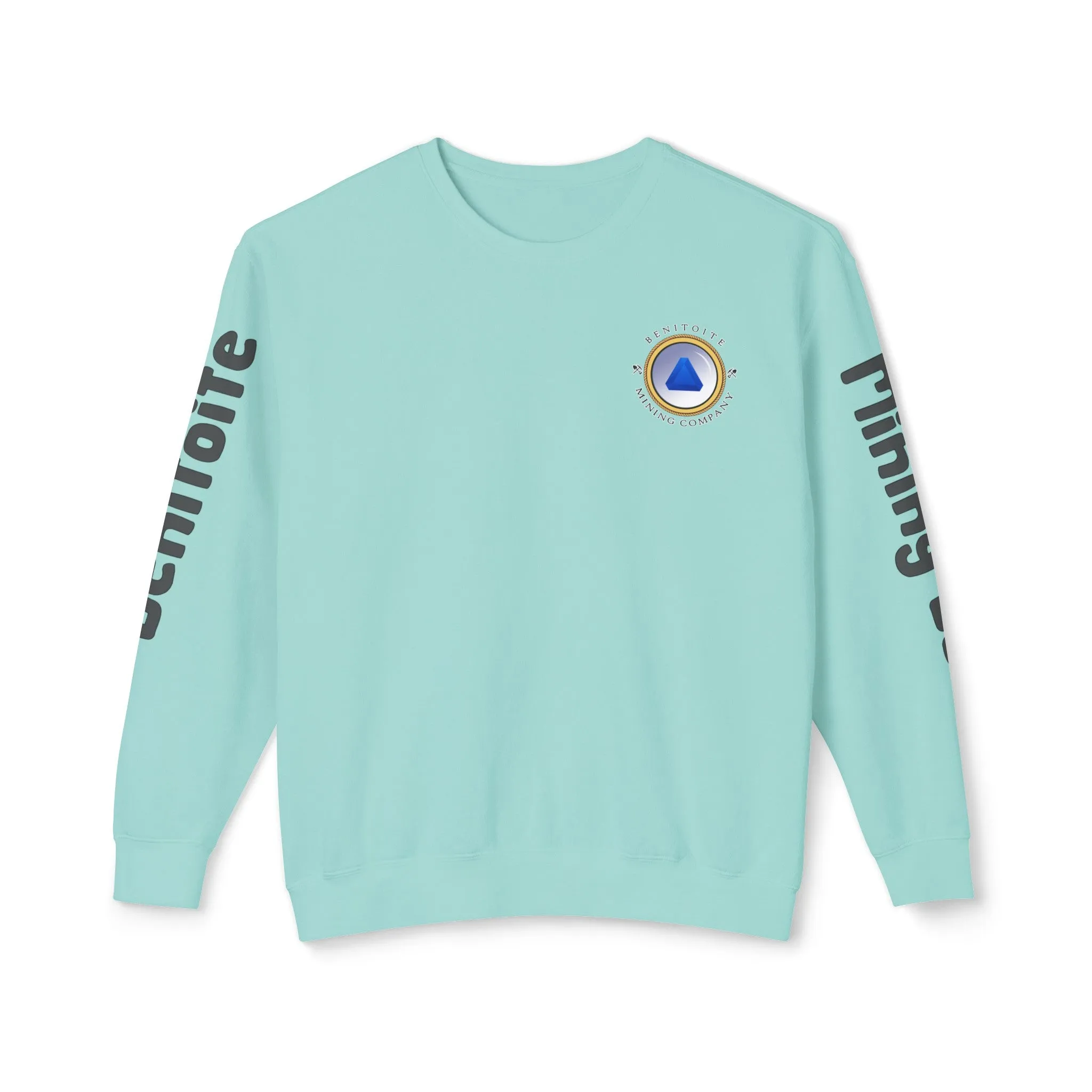 Benitoite Mining Co Unisex Lightweight Crewneck Sweatshirt