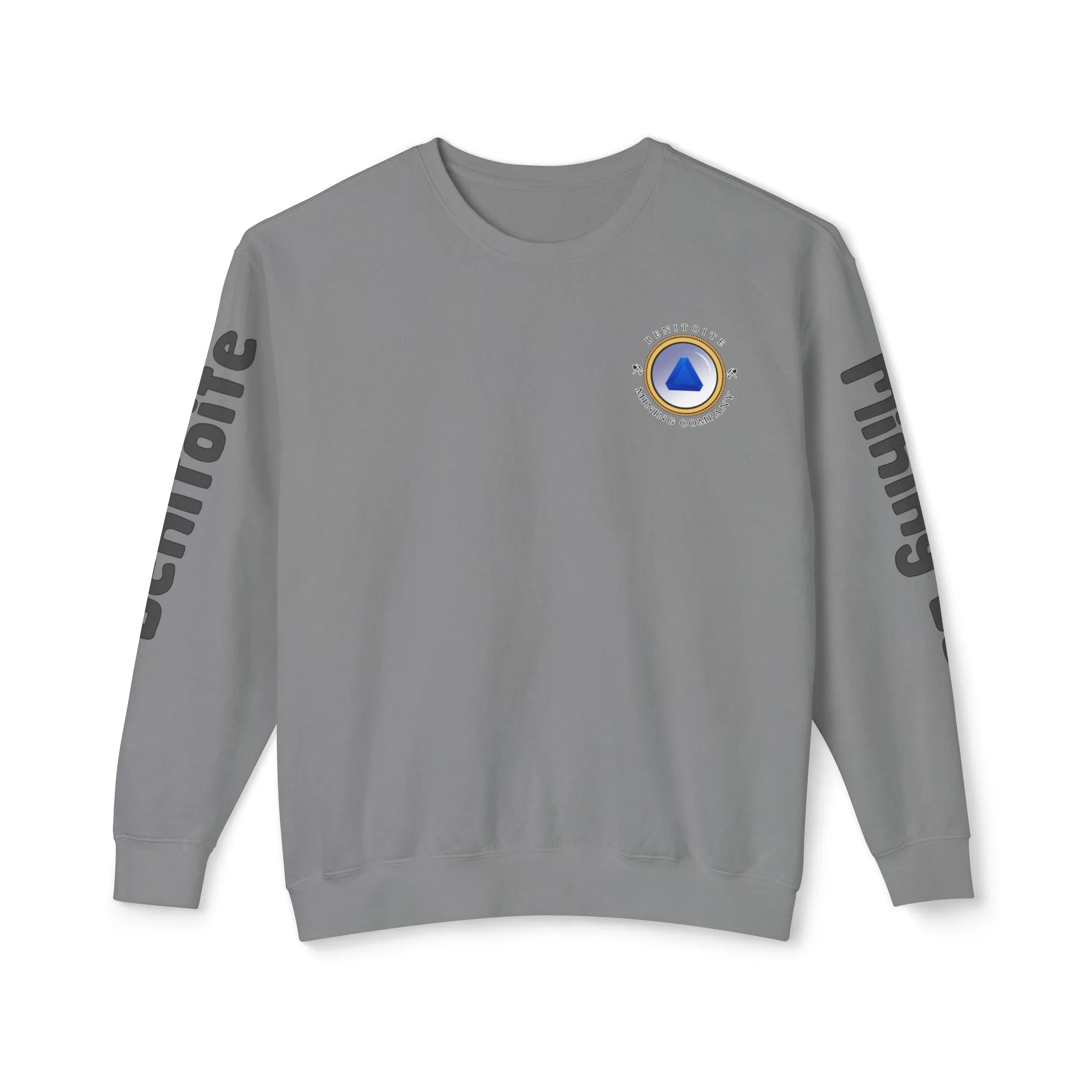 Benitoite Mining Co Unisex Lightweight Crewneck Sweatshirt