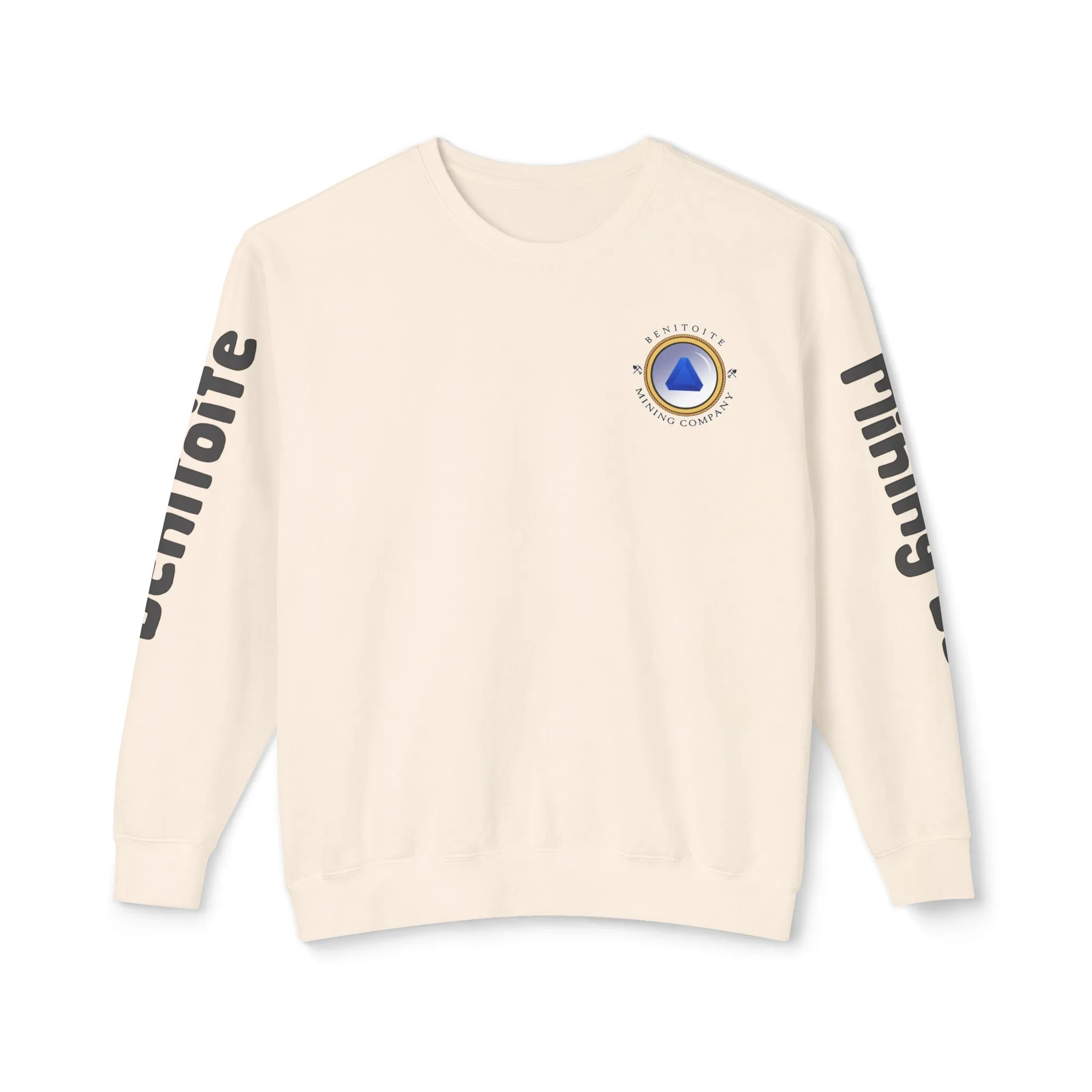 Benitoite Mining Co Unisex Lightweight Crewneck Sweatshirt