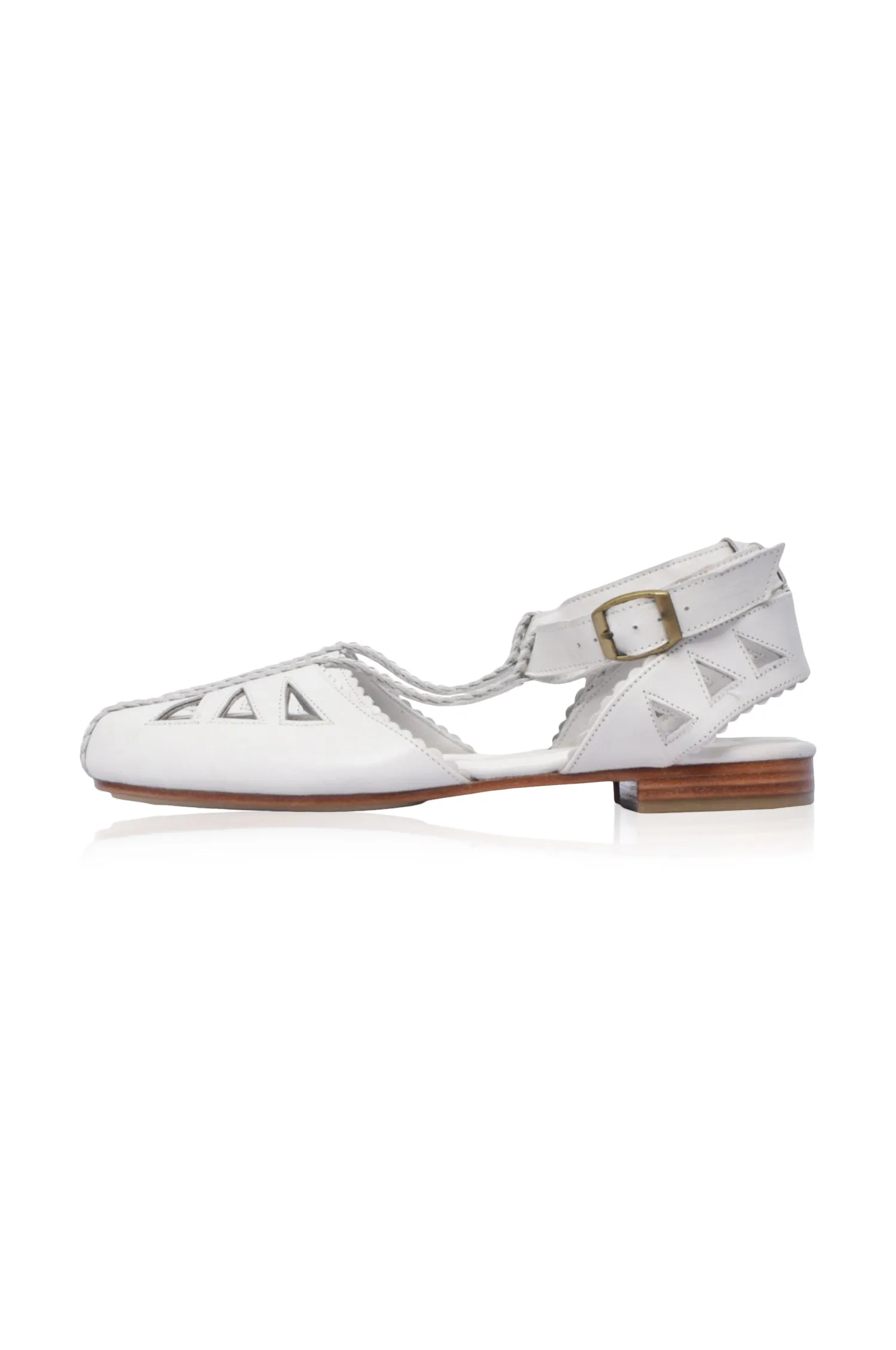 Bounty T-strap Leather Sandals (Sz. 5.5 & 6.5)