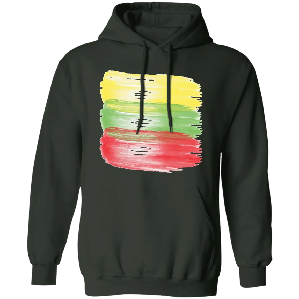 Brush Strokes - Men/Women Unisex Comfort Pullover Hoodie