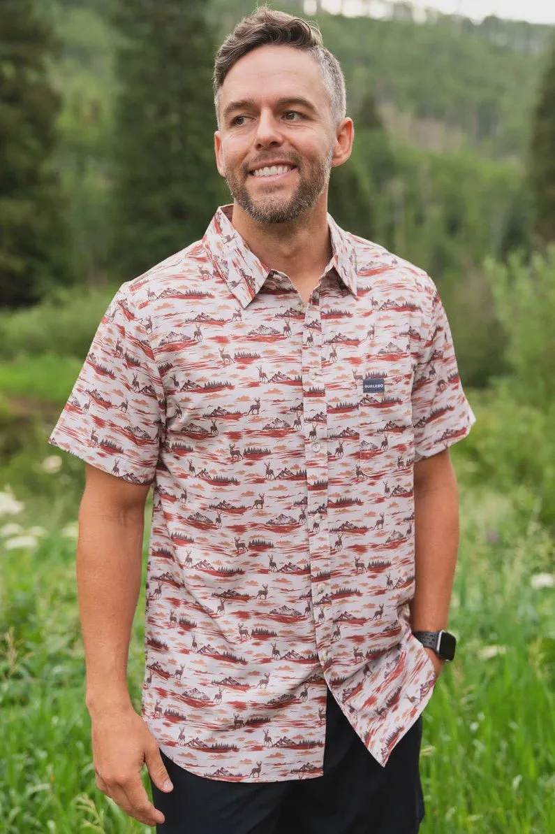 Burlebo Mountain Range Performance Button Up