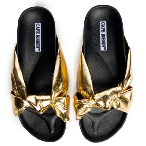 Cape Robbin Moira-35 Gold Slide Gold
