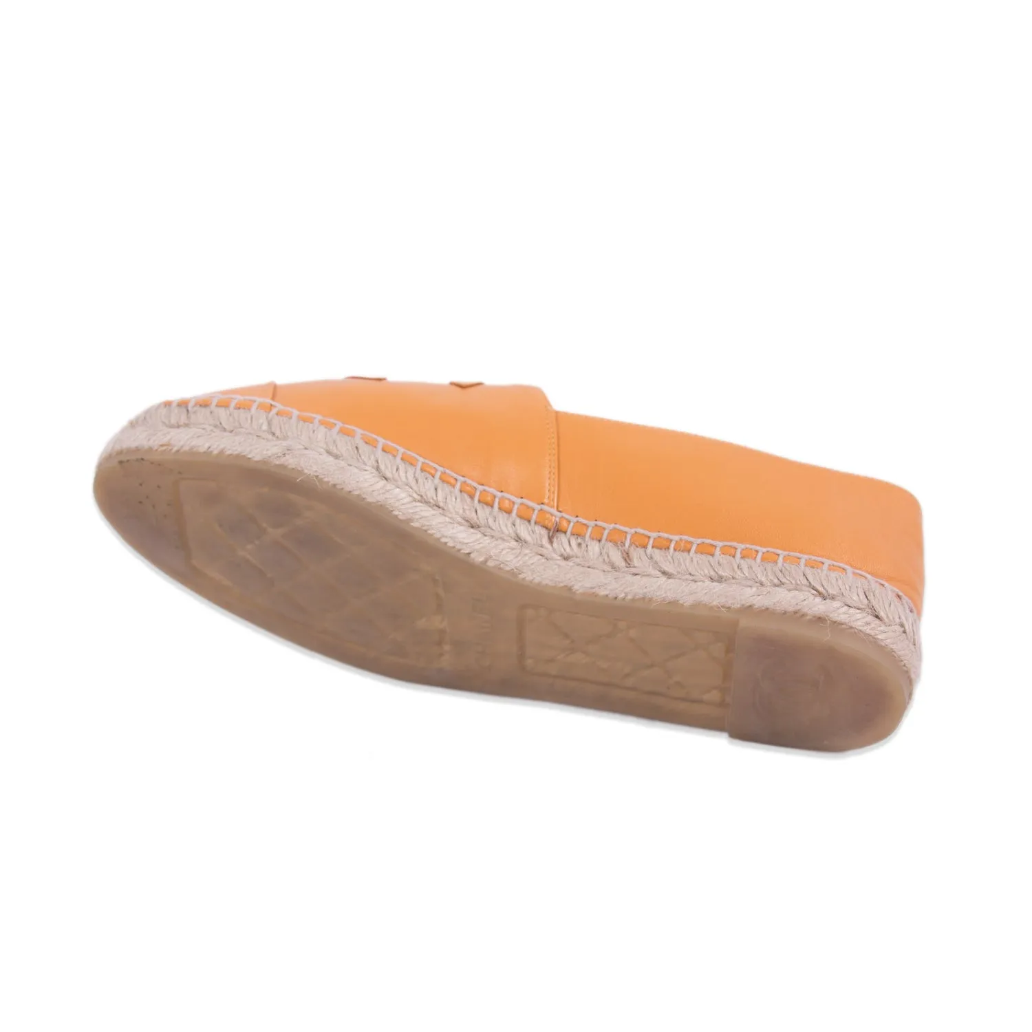 Chanel Lambskin Leather CC Espadrilles
