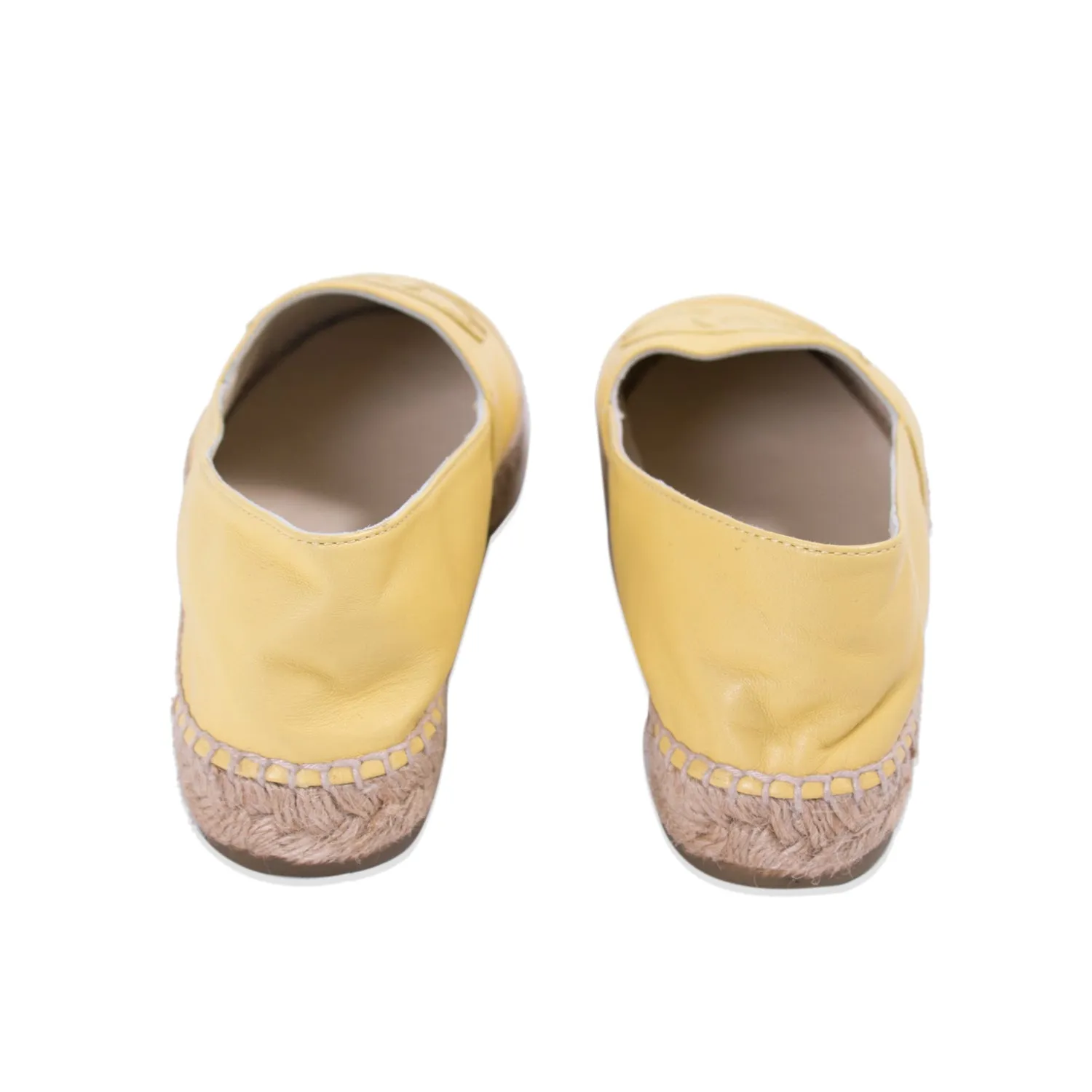 Chanel Lambskin Leather CC Espadrilles