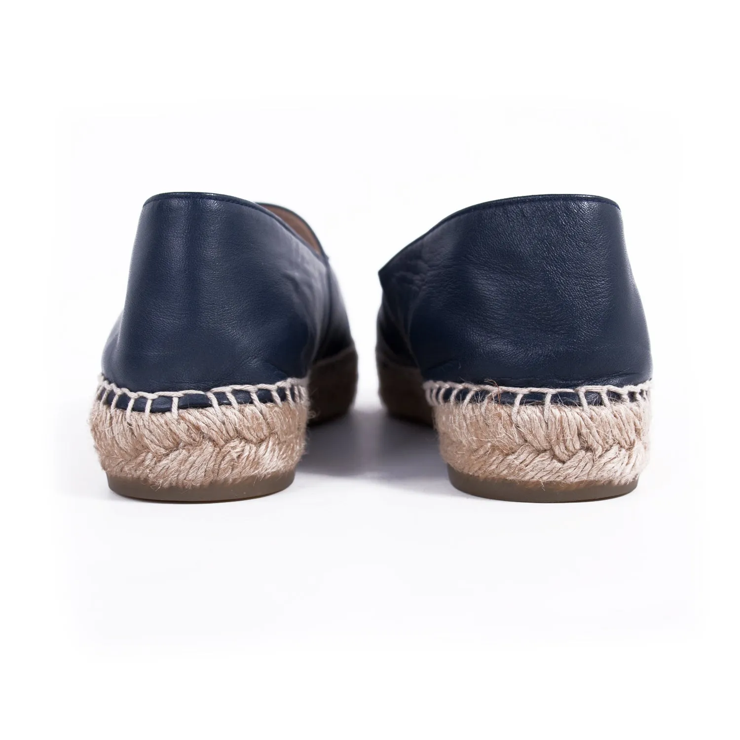 Chanel Lambskin Leather CC Espadrilles