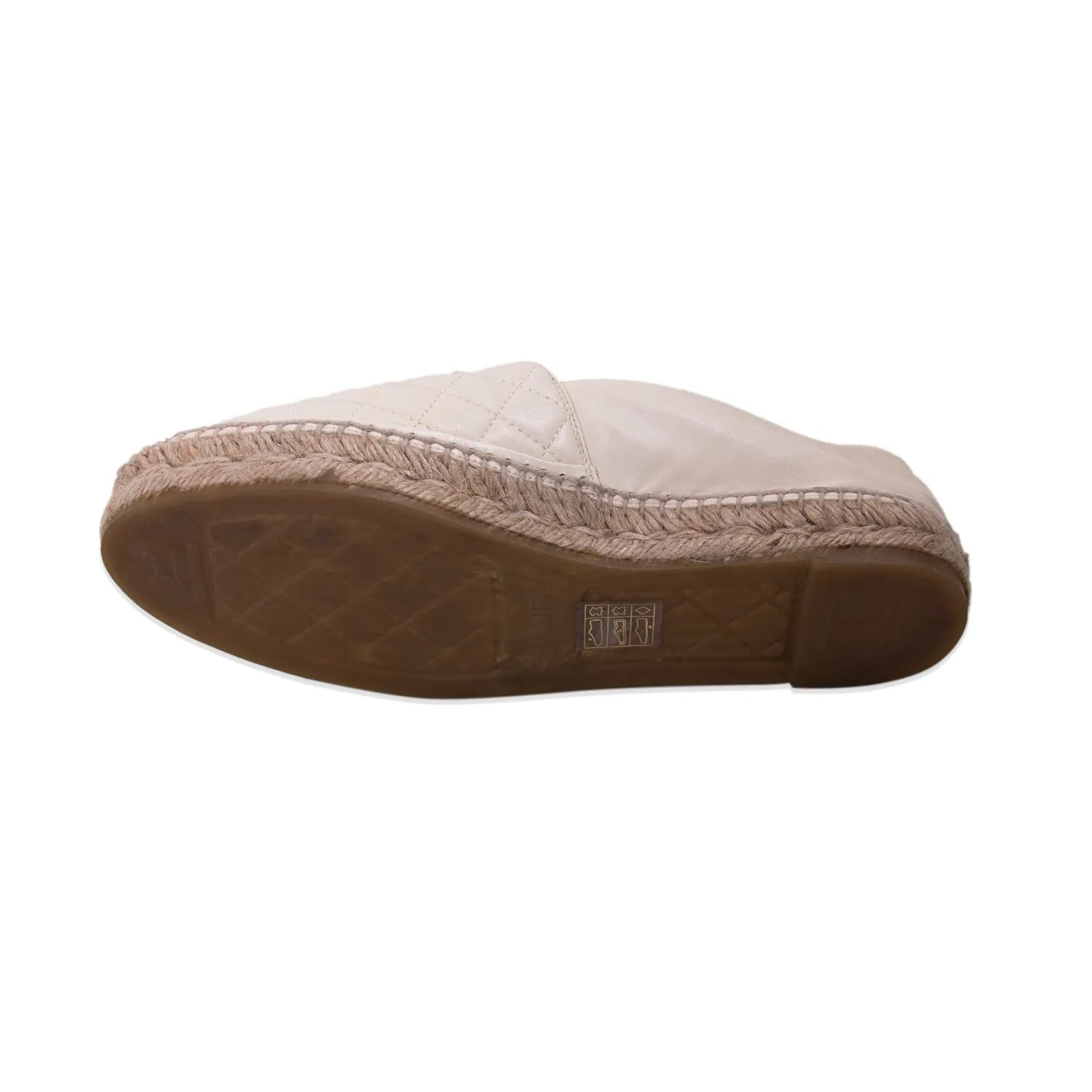 Chanel Quilted Lambskin Leather Espadrilles