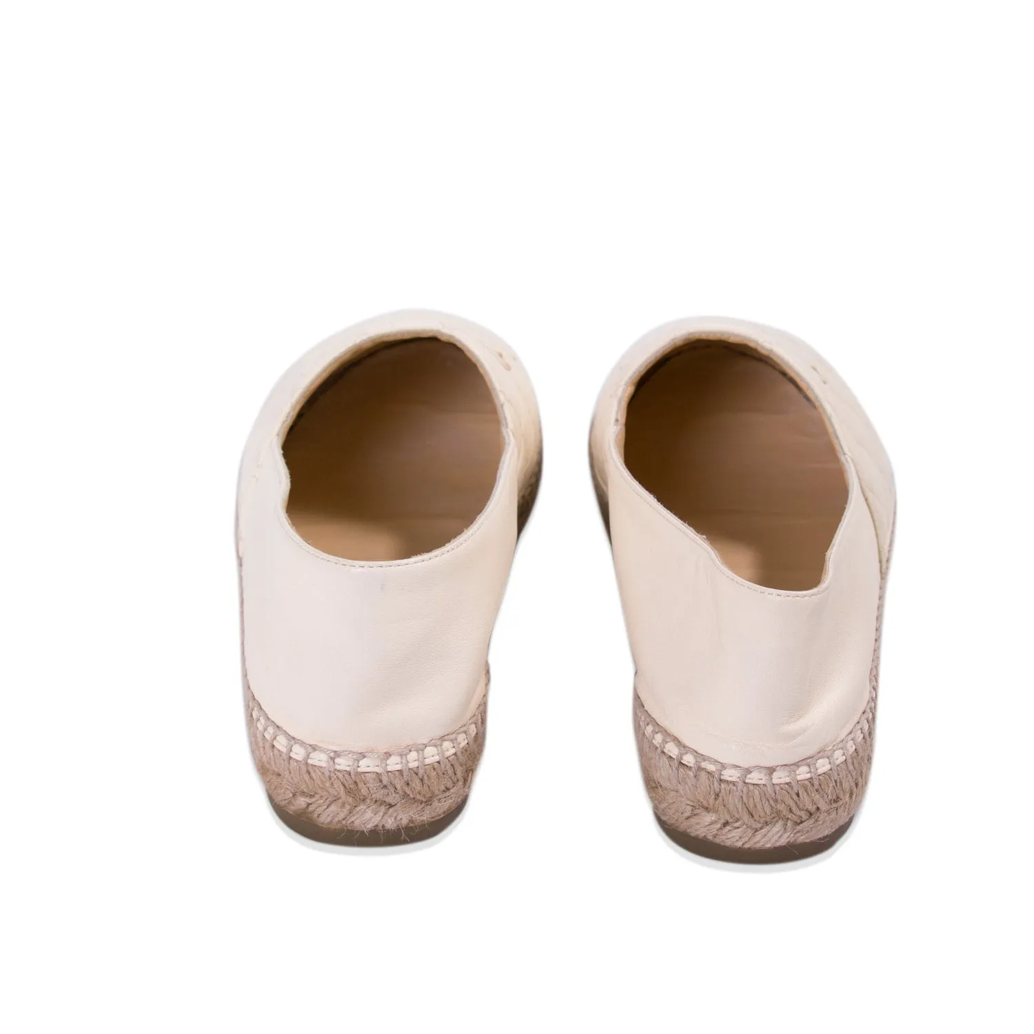 Chanel Quilted Lambskin Leather Espadrilles