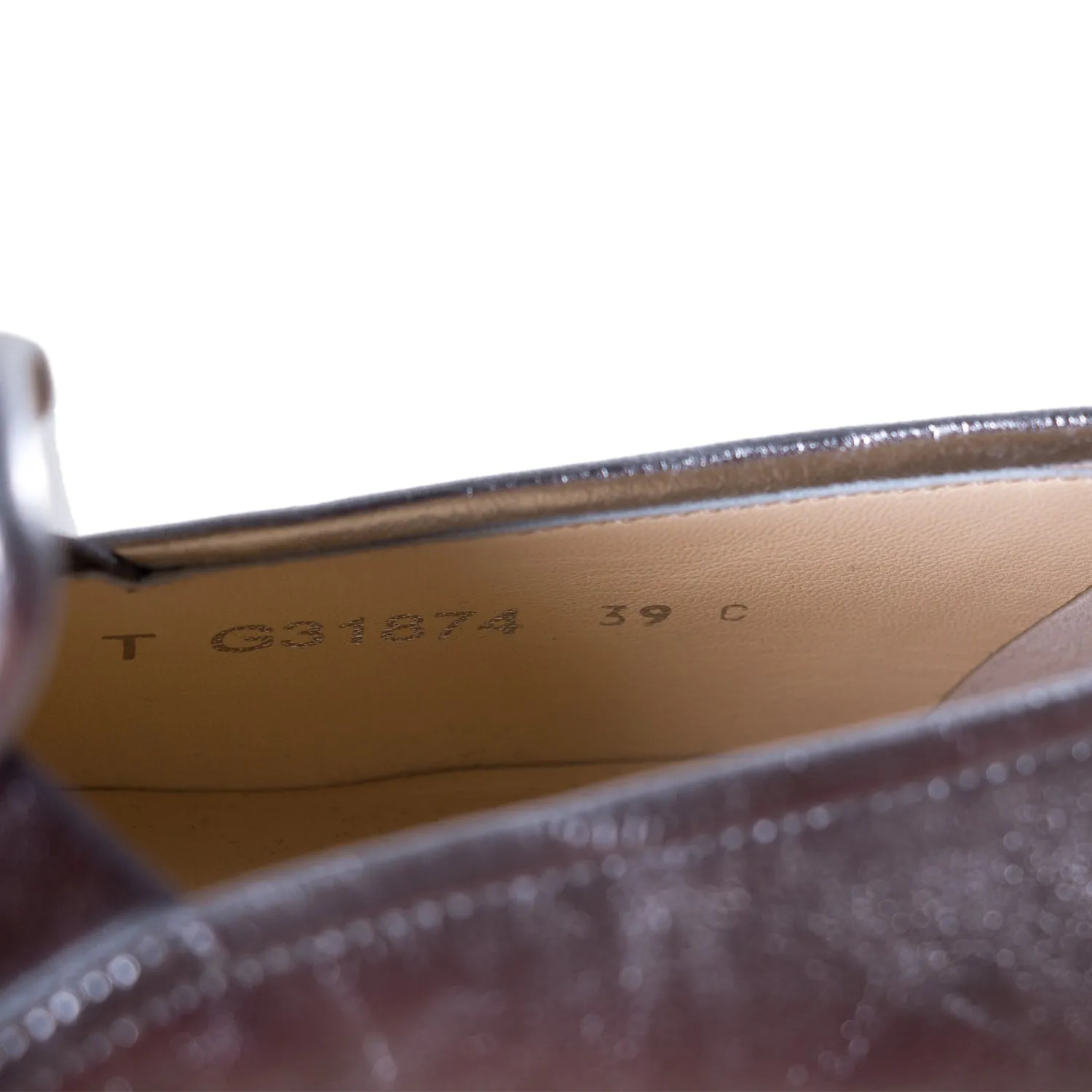 Chanel Silver Metallic Leather Espadrilles
