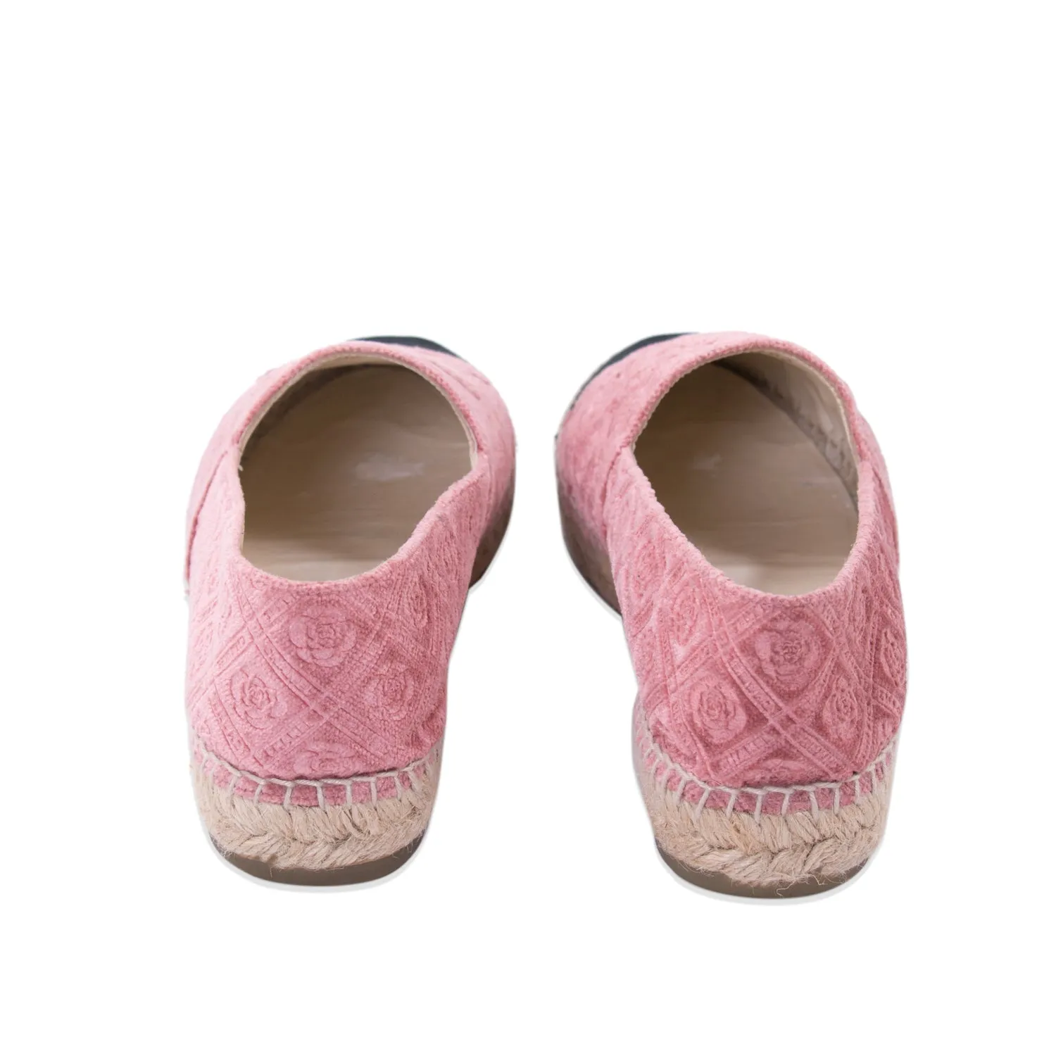 Chanel Velvet CC Espadrilles