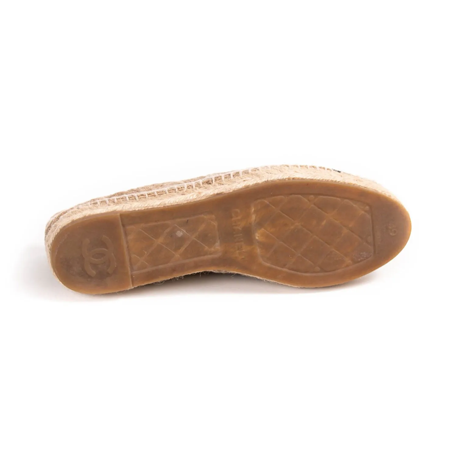 Chanel Velvet CC Espadrilles
