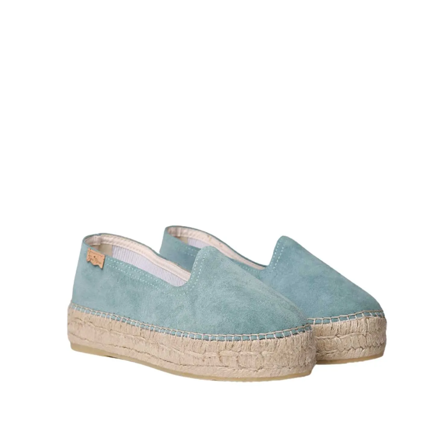 Closed Toe Suede Leather Espadrilles for Women - Keira