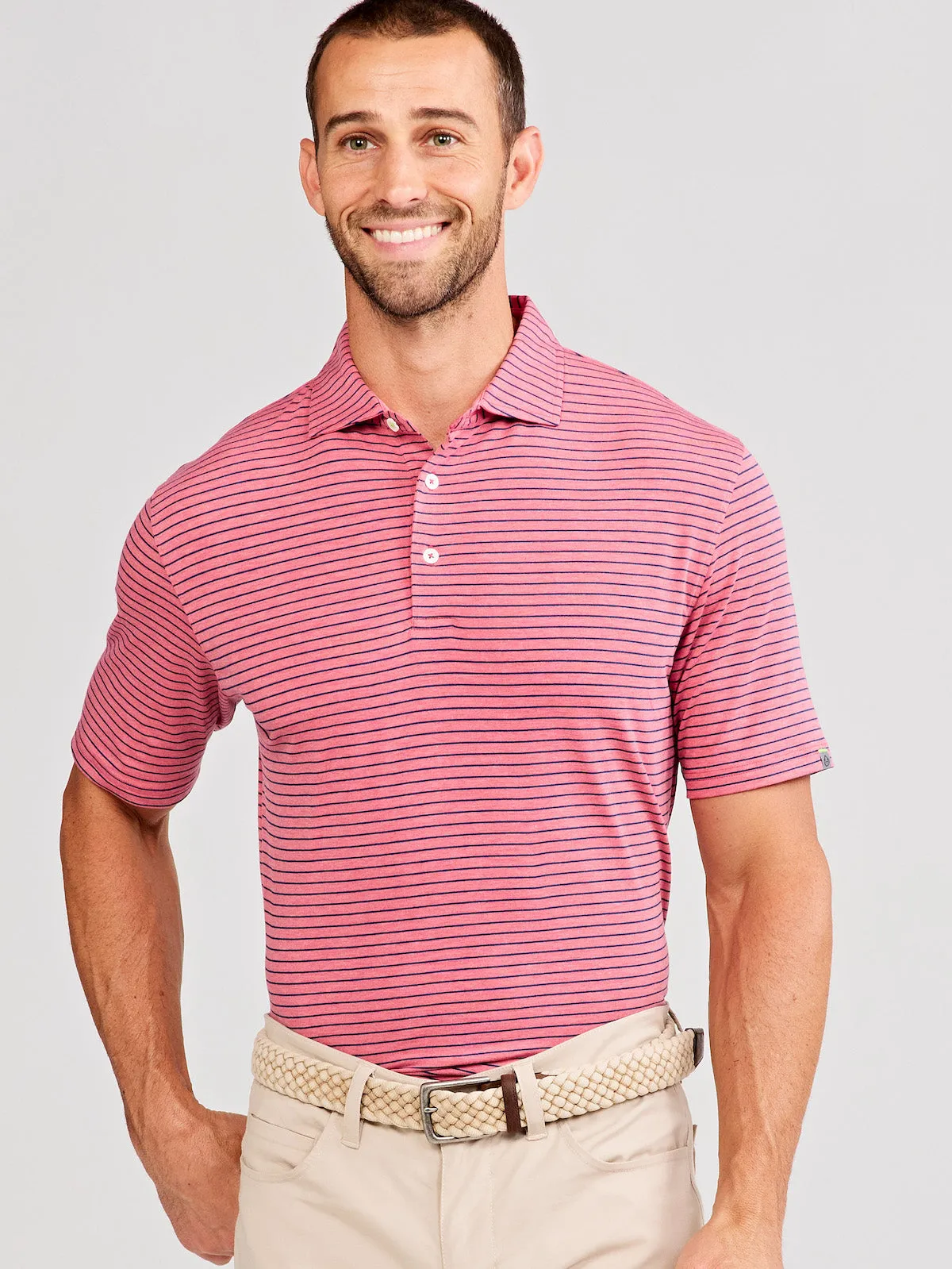 Cloud Performance Polo - Brookline Stripe