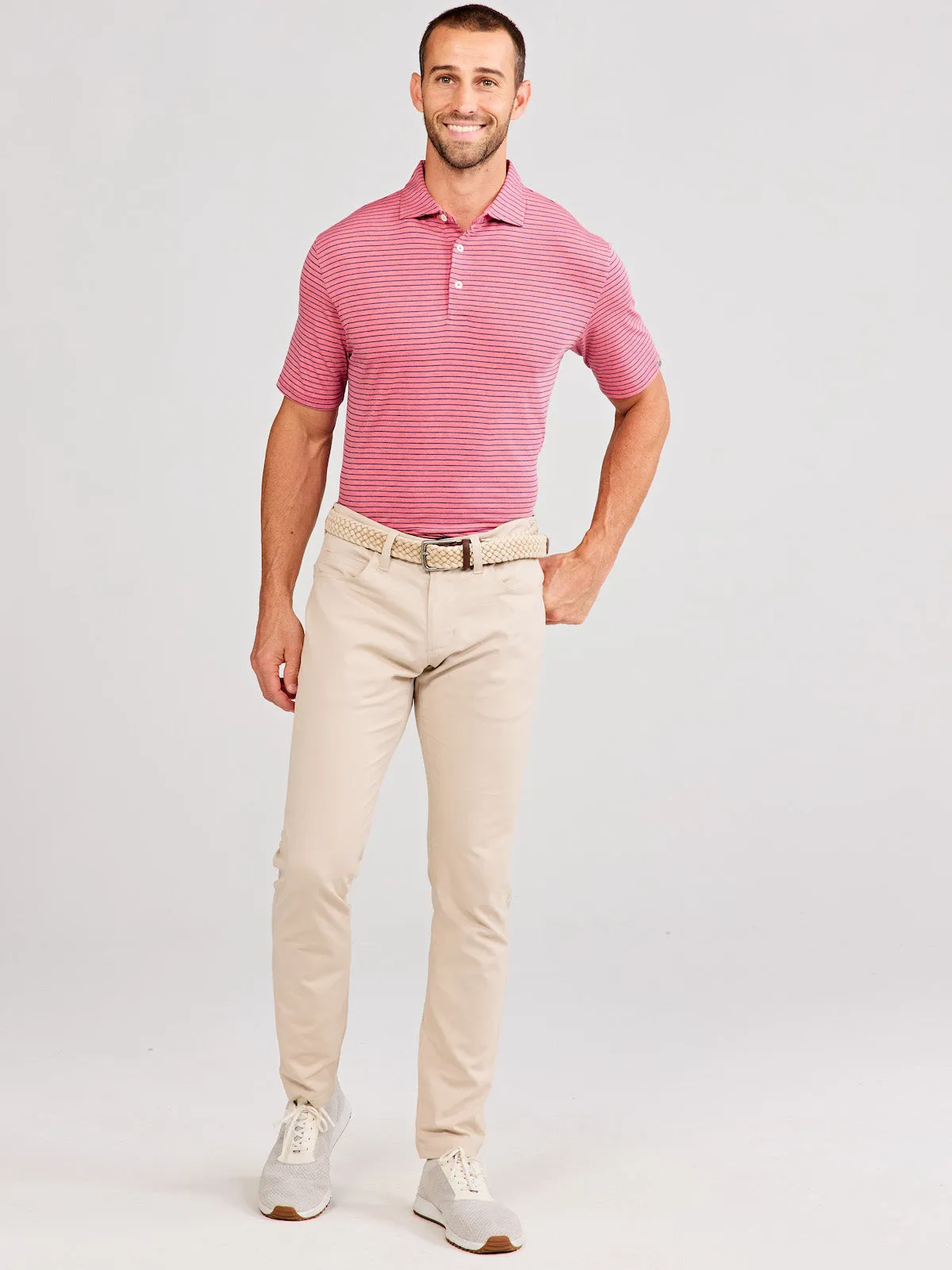 Cloud Performance Polo - Brookline Stripe