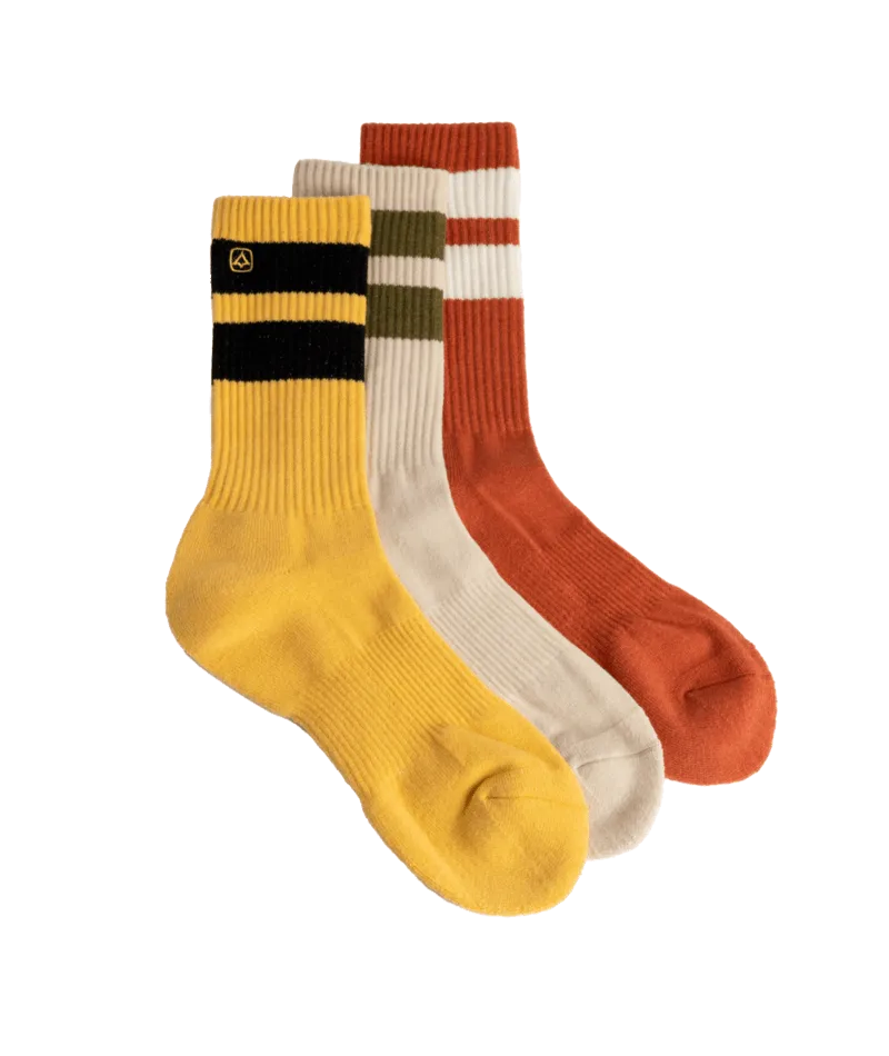 Coal Everyday Crew Socks 3 Pack