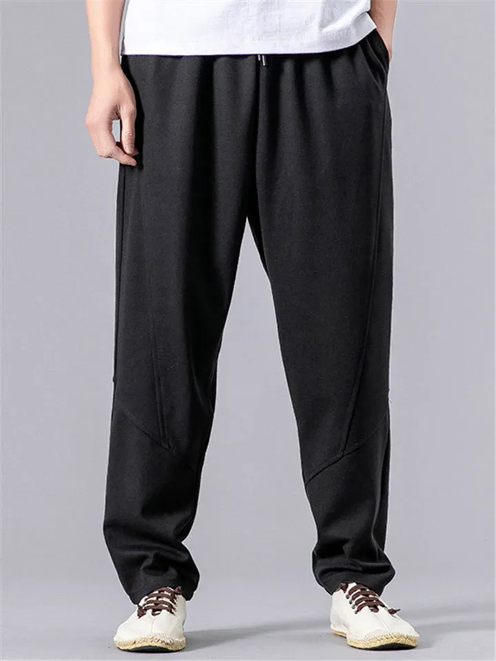 Comfort Elastic Waist Casual Pants For Men