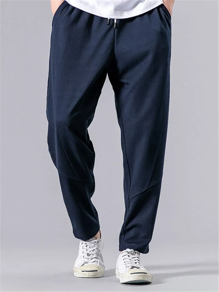 Comfort Elastic Waist Casual Pants For Men