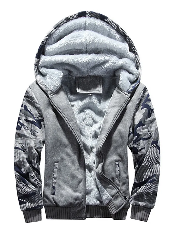 Comfort Fleece Long Sleeve Winter Male Casual Tracksuit